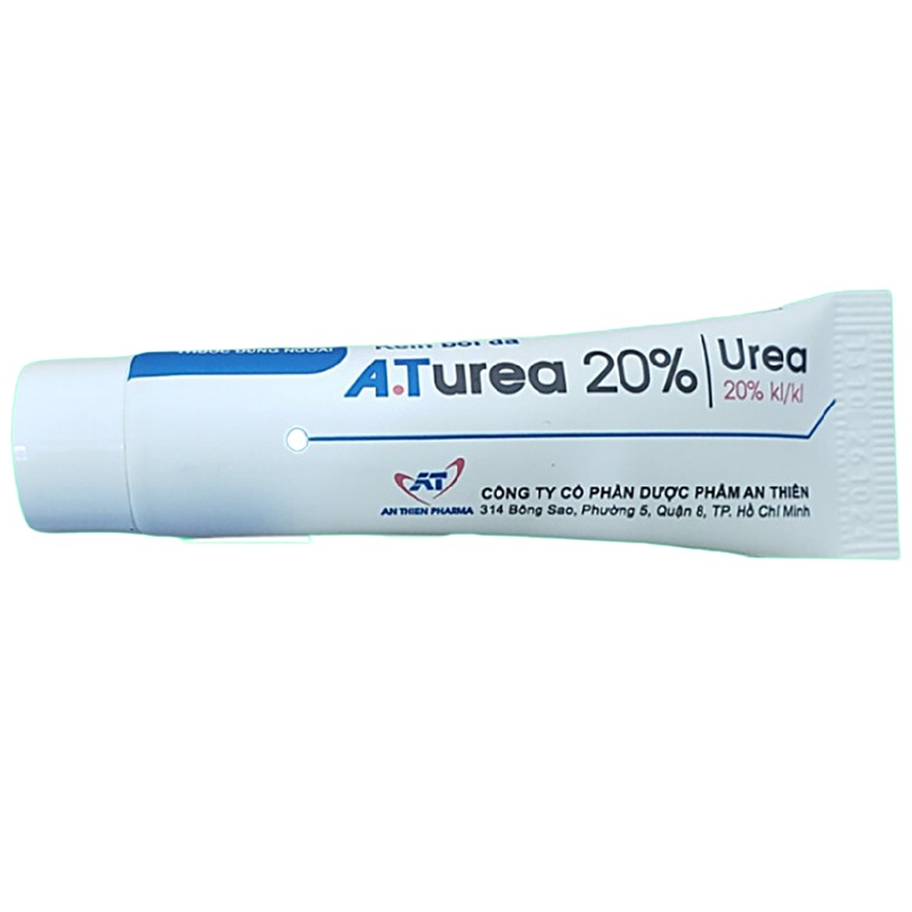 Kem bôi da A.T Urea 20% An Thiên (Tuýp 20g) điều trị bệnh vảy cá, vảy nến, tăng dày sừng