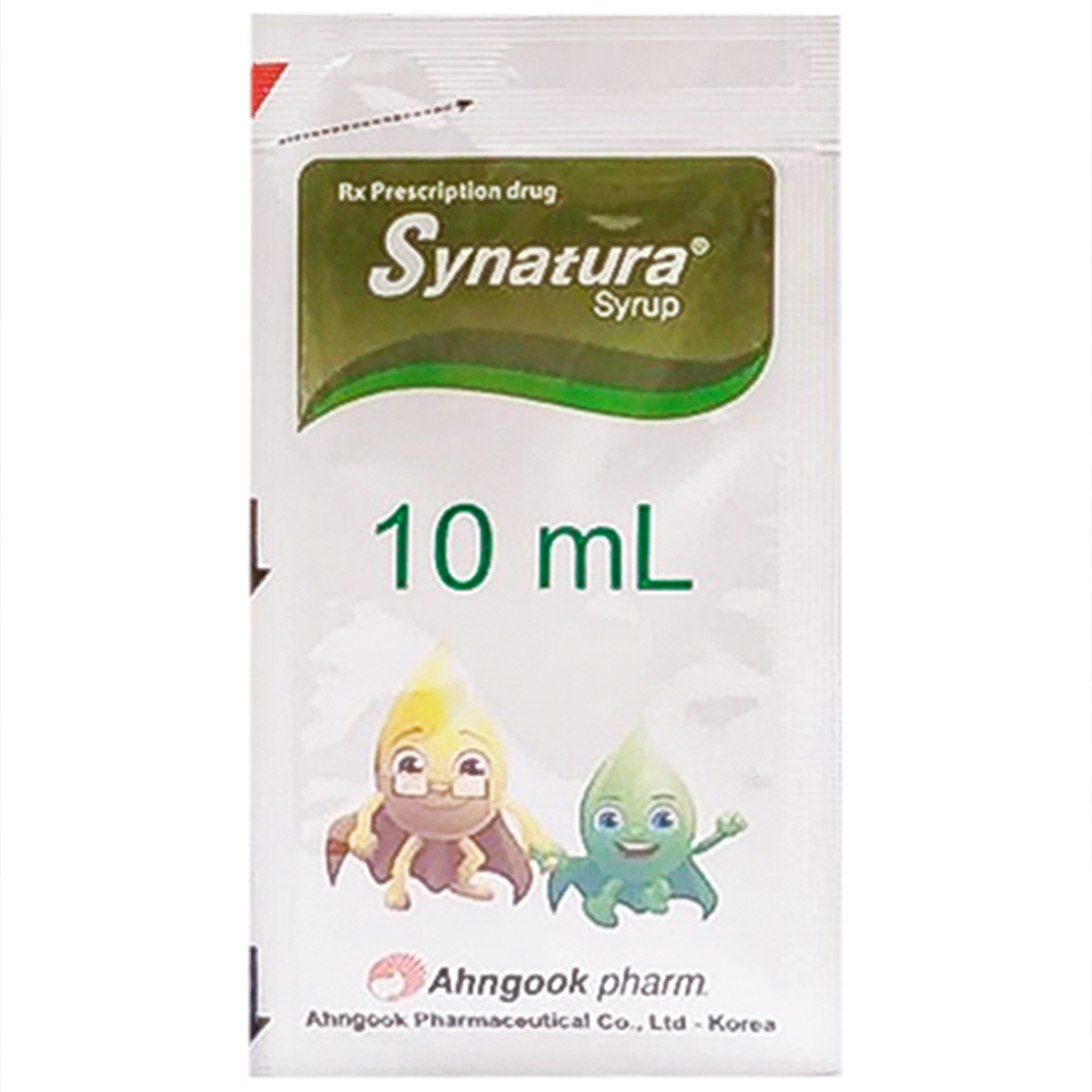 Siro Synatura Syrup điều trị nhiễm khuẩn hô hấp, viêm phế quản