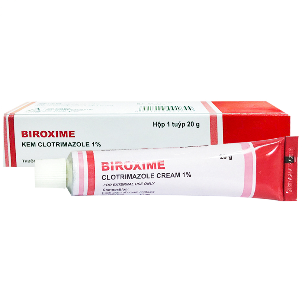 Biroxime 1% Y-Med (Tuýp 20g) điều trị tất cả các bệnh nấm da