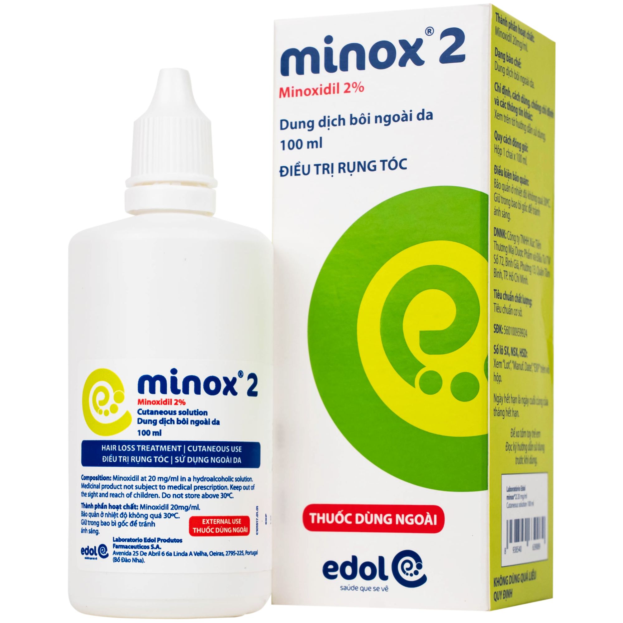 Minox-2 20mg/ml Edol (Hộp 1 Chai)