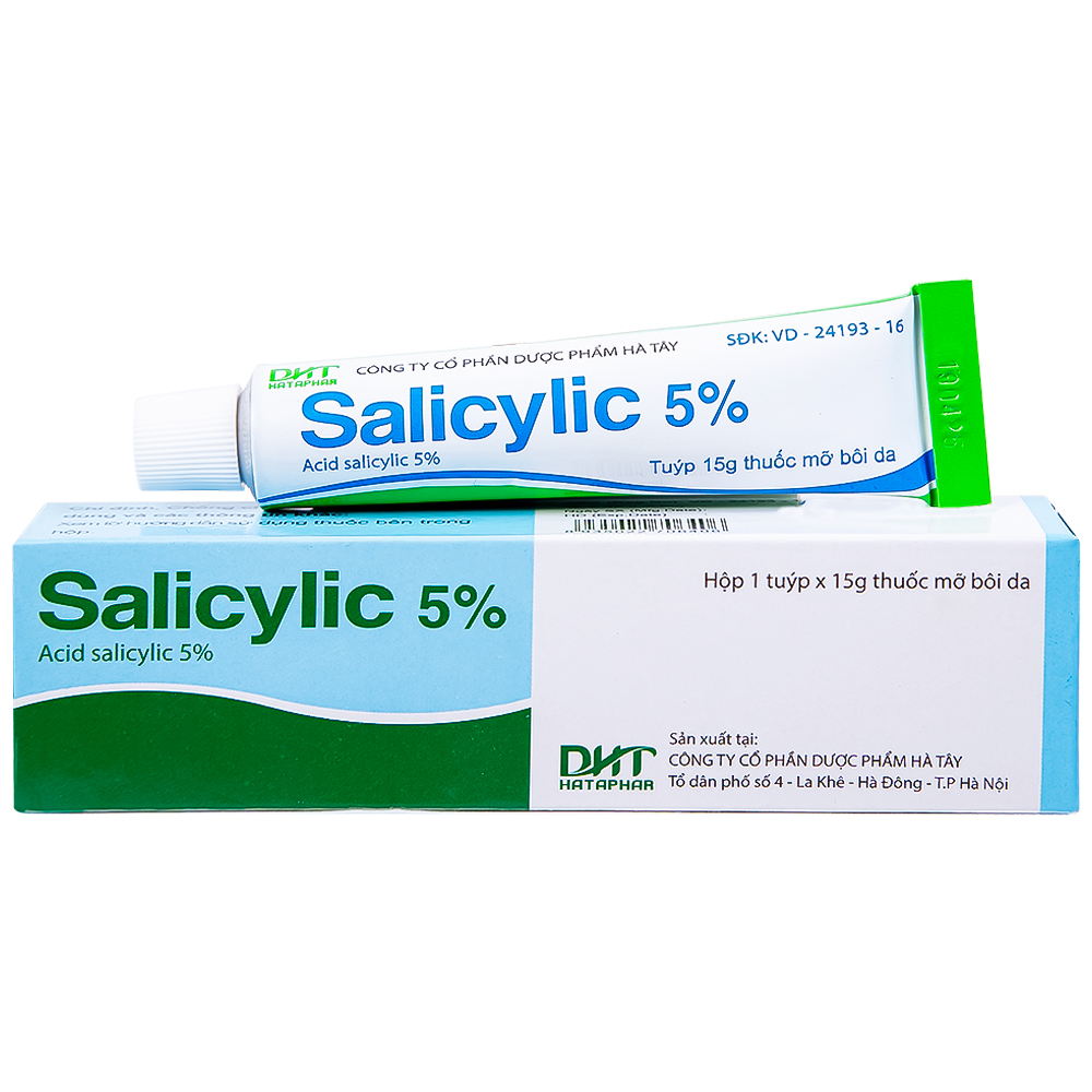 Salicylic 5% Hataphar (Hộp 1 tuýp 15g)