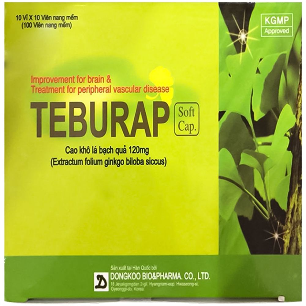 Thuốc Teburap 120mg điều trị rối loạn tuần hoàn ngoại biên