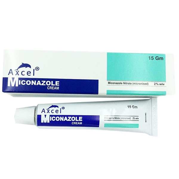 Axcel Miconazole Cream 2% điều trị nhiễm nấm ngoài da tuýp 15g