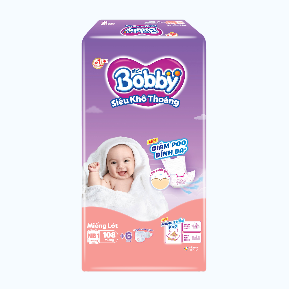 Bobby Fresh Tã Giấy Newborn 1