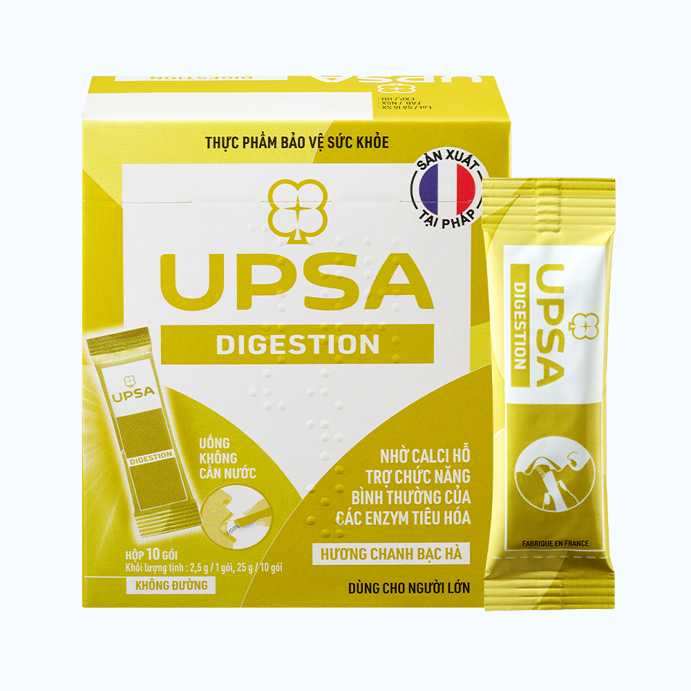 Thực phẩm bảo vệ sức khỏe UPSA DIGESTION hỗ trợ tiêu hóa (Hộp 10 gói)