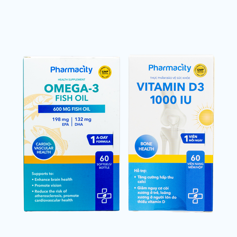 Combo Bổ sung Omega 3 & Vitamin D3