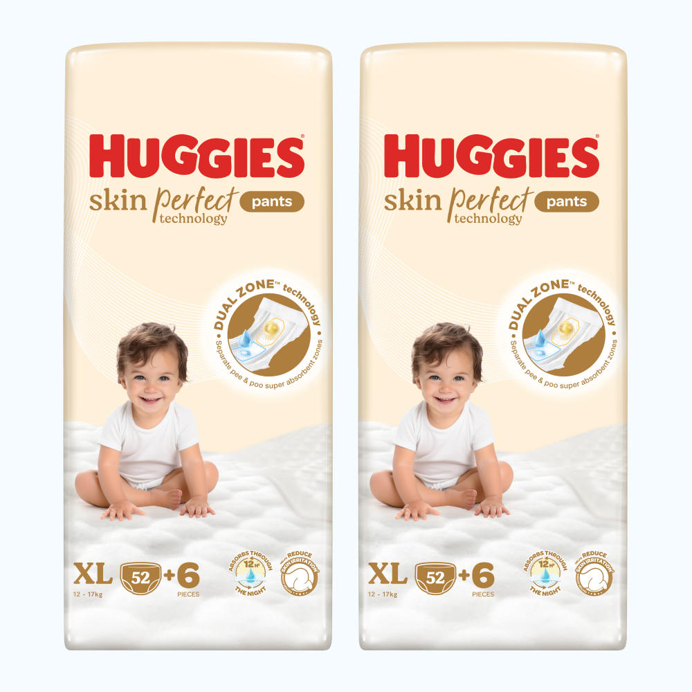 Combo 2 Gói Huggies SkinPerfect Tã Quần Size XL 52 Miếng