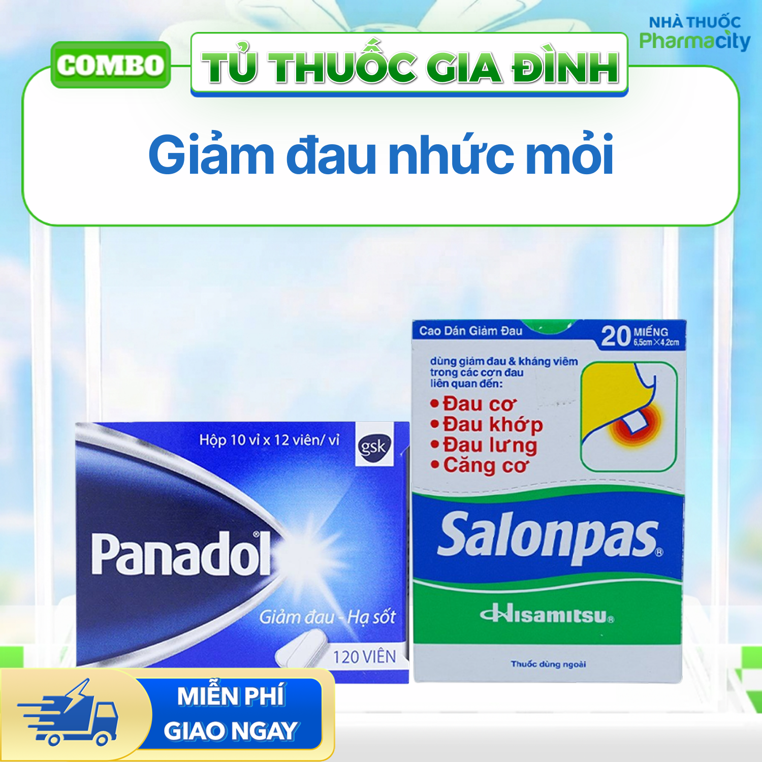 Combo giảm đau nhức mỏi
