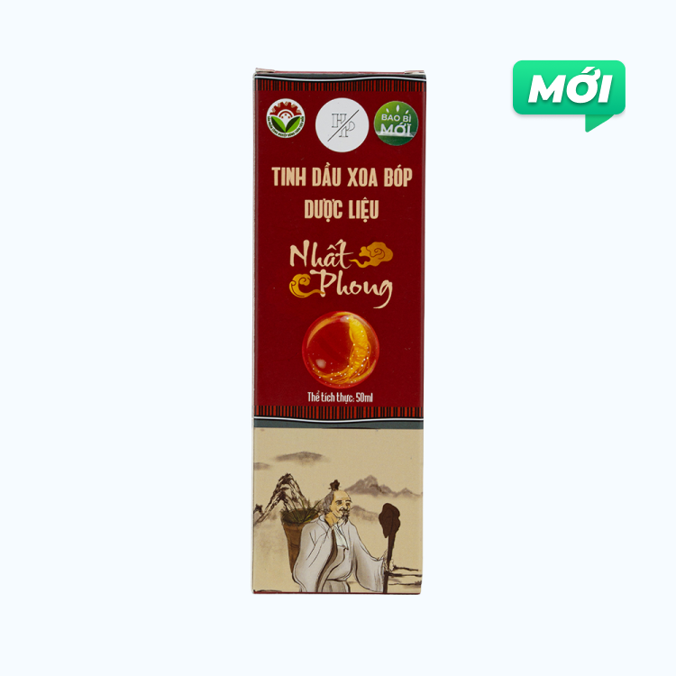 Tinh dầu xoa bóp dược liệu Nhất Phong (Chai 50ml)