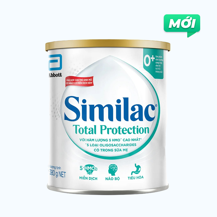 Sữa bột dinh dưỡng Similac Total Protection 0+ cho trẻ 0-12 Tháng (Lon 800g)