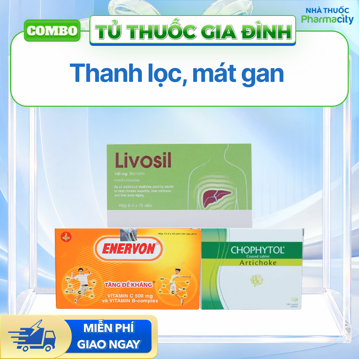 Combo Thanh lọc, mát gan
