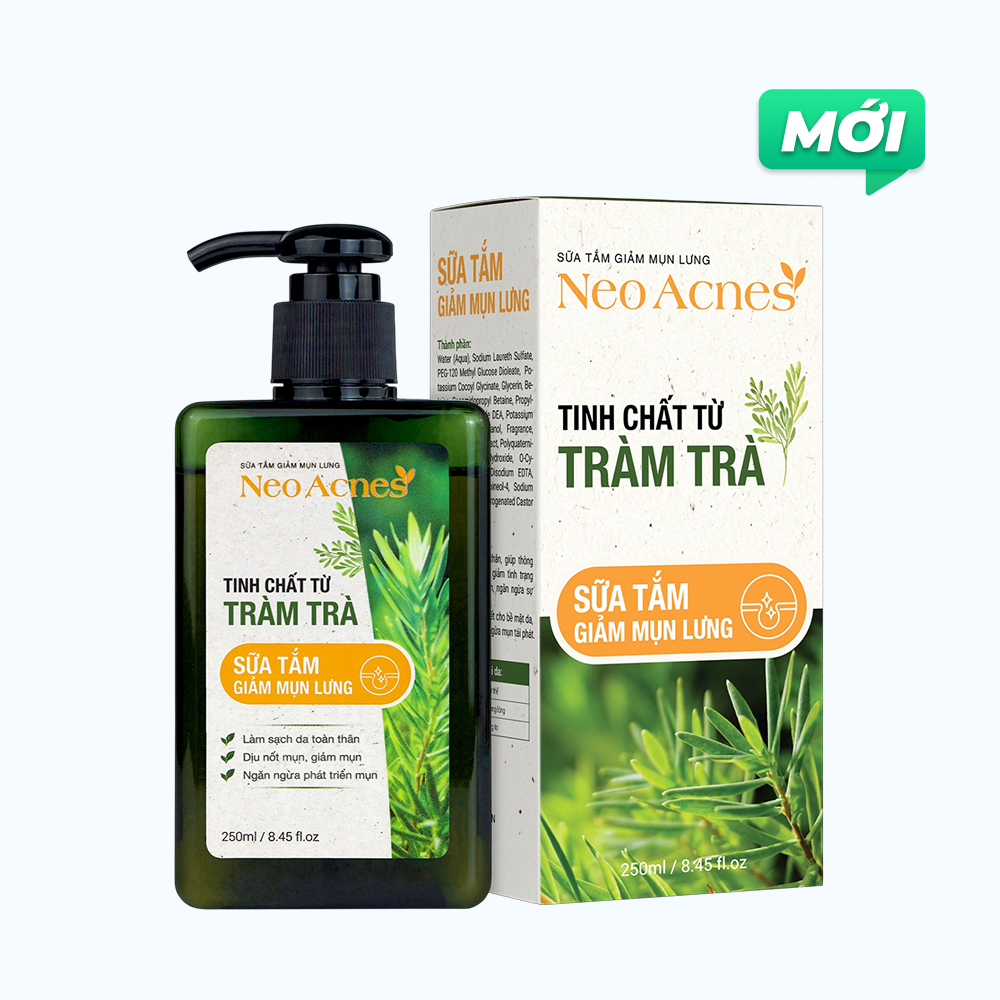 Sữa tắm Neo Acnes giảm mụn lưng Chai 250ml