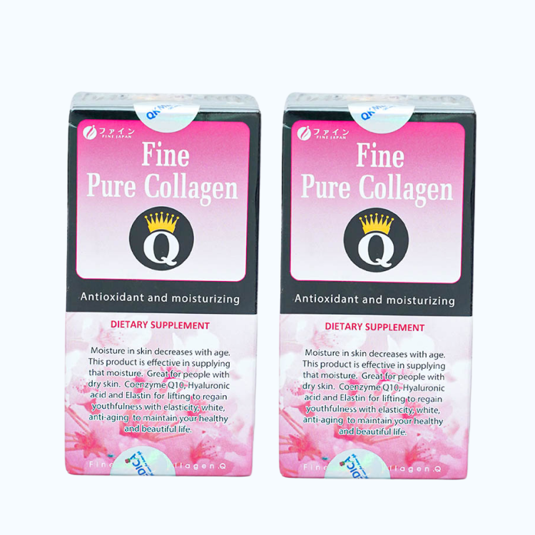 Combo 2 hộp Viên uống Fine Japan Fine Pure Collagen bổ sung collagen peptide và dưỡng da (Hộp 375 viên)