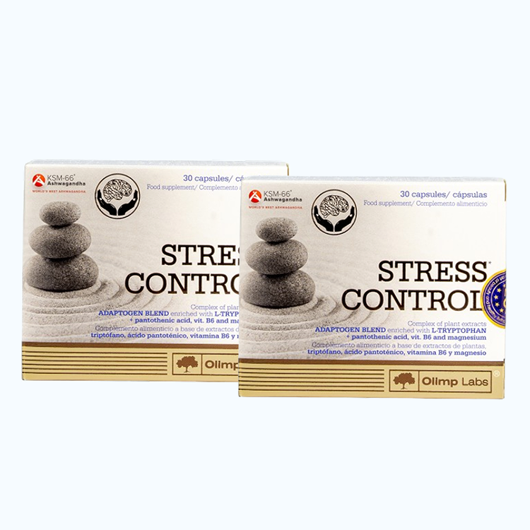 Combo 2 Hộp OLIMP LABS StressControl Hỗ Trợ Hệ Thần Kinh & Giảm Căng Thẳng (Hộp 30 viên)