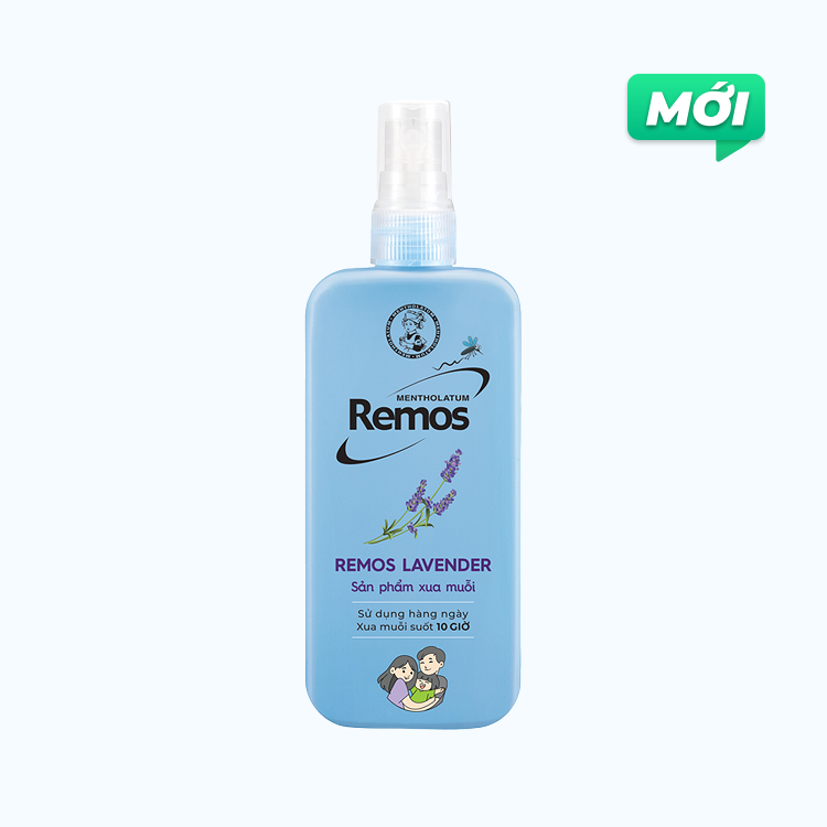Xịt Chống Muỗi Remos Hương Lavender 150ml