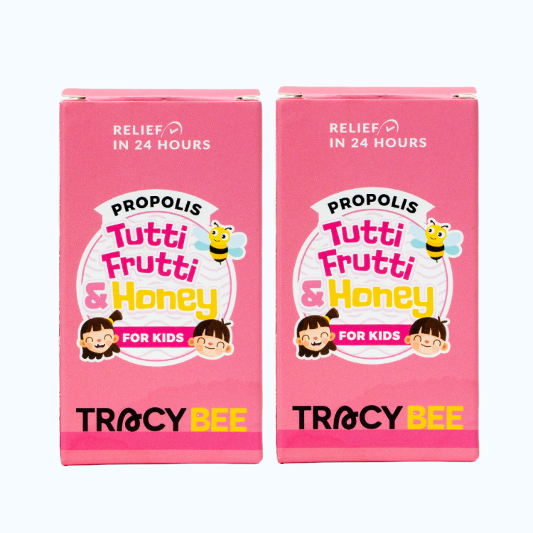 Combo 2 Hộp Tracy Bee Xịt Keo Ong For Kids Frutti & Honey 20Ml