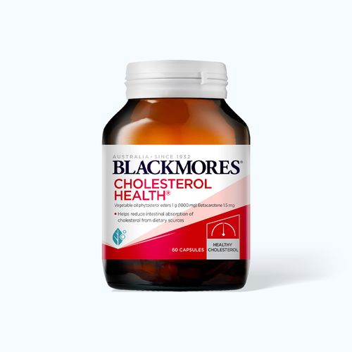 Viên uống Blackmores Cholesterol Health hỗ trợ giảm cholesterol (Hộp 60 viên)
