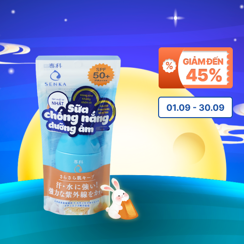 Sữa Chống Nắng SENKA Perfect UV Bảo Vệ Da Khỏi Tác Hại Của Tia UV SPF50+ PA++++ (Chai 40g)