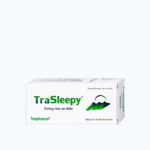 Viên uống TRAPHACO Trasleepy Dưỡng Tâm An Thần (Hộp 2 vỉ x 10 viên)