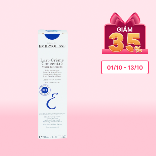 Sữa dưỡng ẩm EMBRYOLISSE Lait-Crème Concentré giúp duy trì độ ẩm cho da (30ml)