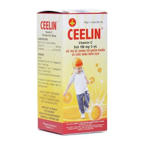 Siro Ceelin phòng và trị thiếu vitamin C (chai 60ml)