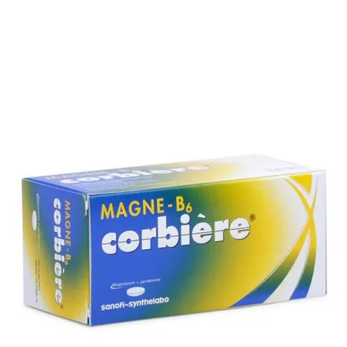 Viên nén Magne B6 Corbiere điều trị thiếu magnesi riêng biệt hay kết hợp (5 vỉ x 10 viên)