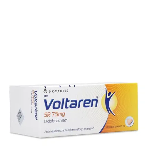 Viên giải phóng có kiểm soát Voltaren SR FCT 75mg trị viêm và giảm đau khớp (10 vỉ x 10 viên)