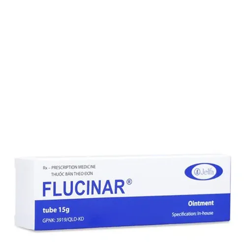 Thuốc dùng ngoài Flucinar trị vảy nến, mày đay, viêm da, giảm ngứa (tuýp 15g)