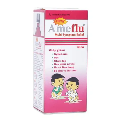 Siro Ameflu Multi-Symtom Relief điều trị các triệu chứng cảm cúm (chai 60ml)