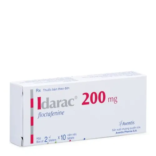 Viên nén Idarac 200mg điều trị chứng đau cấp và mạn tính ở người lớn (2 vỉ x 10 viên)