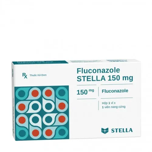 Viên nang Fluconazol Stella 150mg điều trị bệnh nhiễm nấm (1 vỉ x 1 viên)
