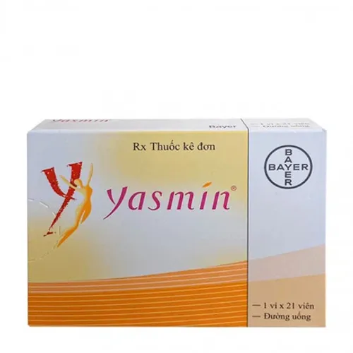 Viên nén Yasmin 0,03mg/3mg thuốc tránh thai hàng ngày (1 vỉ x 21 viên)