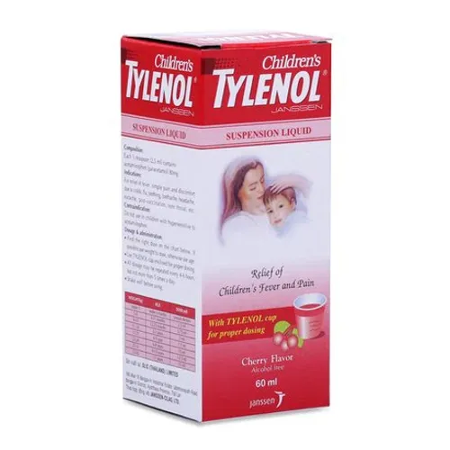 Hỗn dịch uống Tylenol 80mg/2.5ml giảm đau từ nhẹ đến vừa và hạ sốt (chai 60ml)