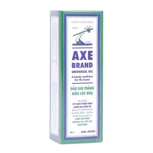Dầu gió xanh Axe Brand giảm các triệu chứng cảm lạnh, ho khan, nhức đầu, sổ mũi (chai 56ml)
