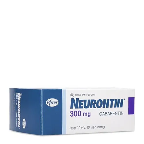 Viên nang Neurontin 300mg điều trị các cơn động kinh cục bộ (10 vỉ x 10 viên)