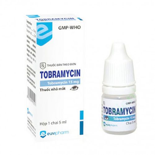 Tobramycin Euvipharm 0.3% (Hộp 1 lọ 5ml)