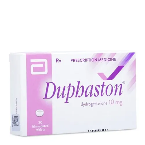 Viên nén Duphaston 10mg lạc nội mạc tử cung, dọa sảy thai, điều hòa kinh nguyệt (1 vỉ x 20 viên)