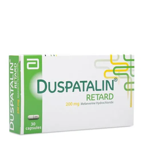 Viên nang Duspatalin retard 200mg trị đau do rối loạn chức năng đường tiêu hóa (3 vỉ x 10 viên)