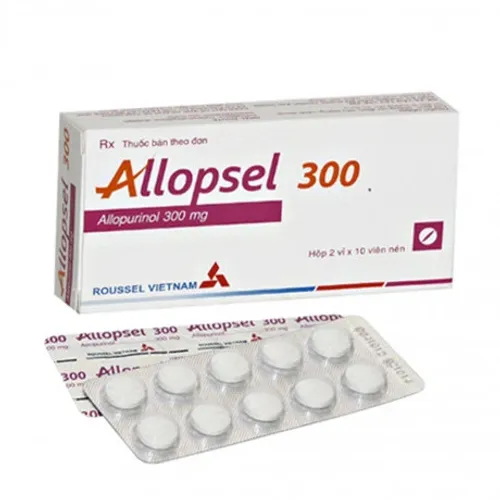 Allopsel 300mg (2 vỉ x 10 viên)