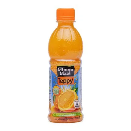Nước cam có tép Teppy (327ml)