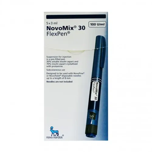 Hỗn dịch tiêm Novomix 30 FlexPen 100IU/ml insulin trị đái tháo đường 0