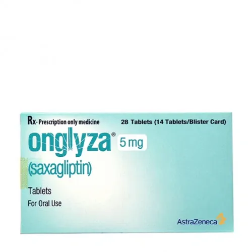 Viên nén Onglyza 5mg điều trị đái tháo đường type 2 (2 vỉ x 14 viên)