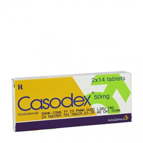 Viên nén bao phim Casodex điều trị ung thư tiền liệt tuyến (2 vỉ x 14 viên)