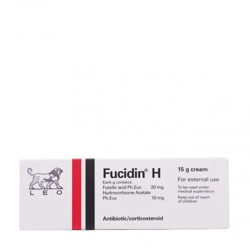 Thuốc dùng ngoài Fucidin H trị dị ứng và viêm da do nhiễm trùng (tuýp 15g)