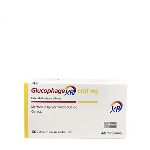 Glucophage XR 500mg (Hộp 4 vỉx15 viên)