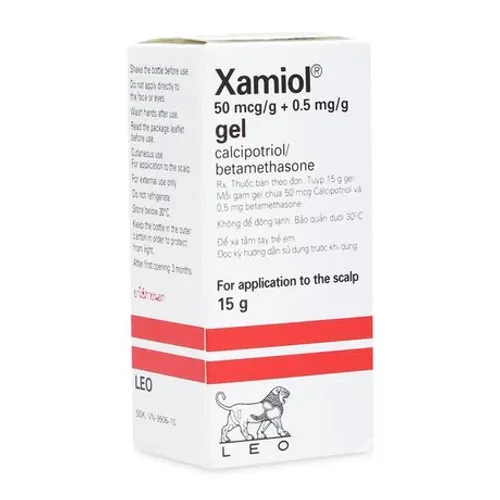 Thuốc dùng ngoài Xamiol trị bệnh vảy nến thông thường (tuýp 15g)