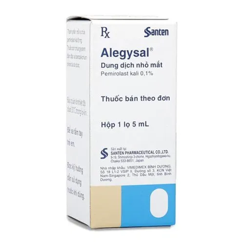 Thuốc nhỏ mắt Alegysal trị viêm kết mạc dị ứng (chai 5ml)