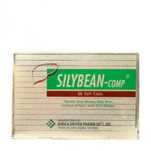 Viên nang Silybean Comp hỗ trợ điều trị bệnh gan mãn tính, gan nhiễm mỡ, xơ gan (6 vỉ x 10 viên)