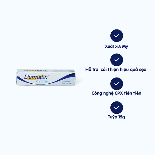 Gel hỗ trợ làm giảm sẹo DERMATIX ULTRA  (Tuýp 15g)