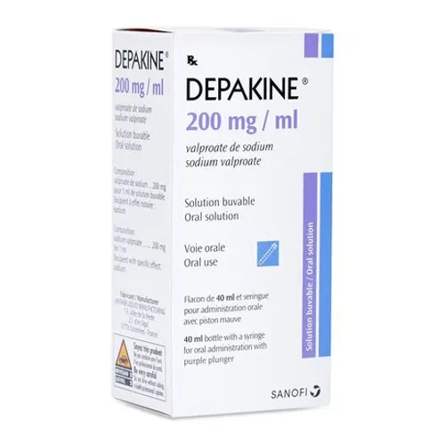 Dung dịch uống Depakine 200mg/ml điều trị động kinh (chai 40ml)